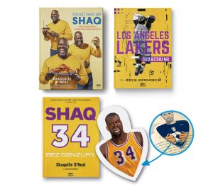Pakiet: Gotuj i jedz jak Shaq + Los Angeles Lakers + Shaq. Bez cenzury (3x książka + zakładka)
