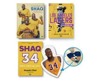 Pakiet: Gotuj i jedz jak Shaq + Los Angeles Lakers + Shaq. Bez cenzury + zakładka (3x książka + zakładka)