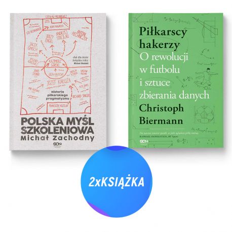 Pakiet: Polska myśl szkoleniowa + Piłkarscy hakerzy + Pocztówka gratis (2x książka + pocztówka)