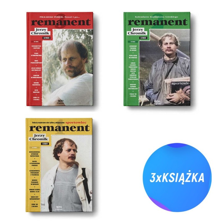 Pakiet: SQN Originals: Remanent 3 + Remanent 2 + Remanent 1 (3x książka)