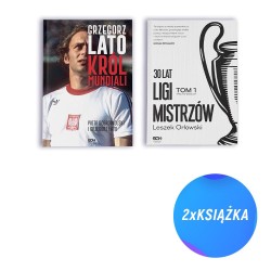Pakiet: Grzegorz Lato. Król mundiali + 30 lat Ligi Mistrzów (2x książka + zakładka)