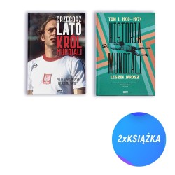 Pakiet: Grzegorz Lato. Król mundiali + Historia mundiali. Tom 1 (2x książka + zakładka)