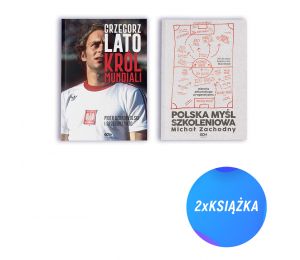 Pakiet: Grzegorz Lato. Król mundiali + Polska myśl szkoleniowa (2x książka + pocztówka + zakładka)