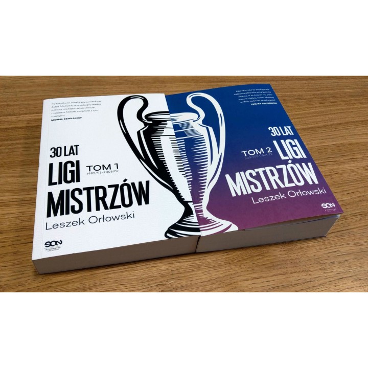 Pakiet: 30 lat Ligi Mistrzów. Tom 2 + 30 lat Ligi Mistrzów. Tom 1 (2x książka)