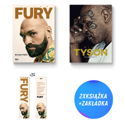 (Wysyłka ok. 16.02.) Pakiet: Tyson Fury. Na gołe pięści + Mike Tyson. Moja prawda. Wydanie III (2x książka + zakładka gratis)