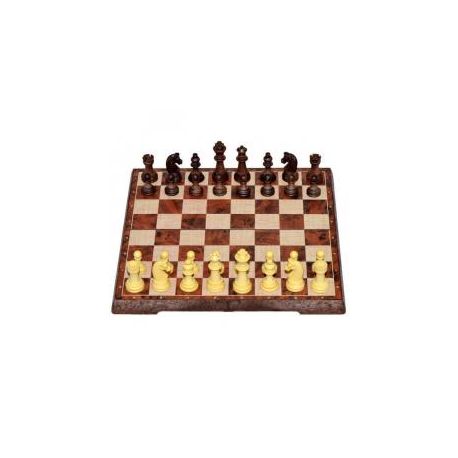 Szachy i warcaby 2w1 magnetyczne 31x31cm