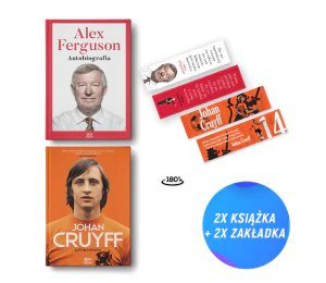 Pakiet SQN Originals: Alex Ferguson. Autobiografia + Johan Cruyff (2x książka + 2x zakładka)