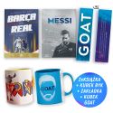 Pakiet: Barca vs. Real + Messi. G.O.A.T. (2x książka + 2x kubek + zakładka) SQN Originals