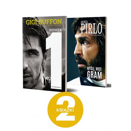 Pakiet: Pirlo. Myślę, więc gram + Gigi Buffon (2x książka)