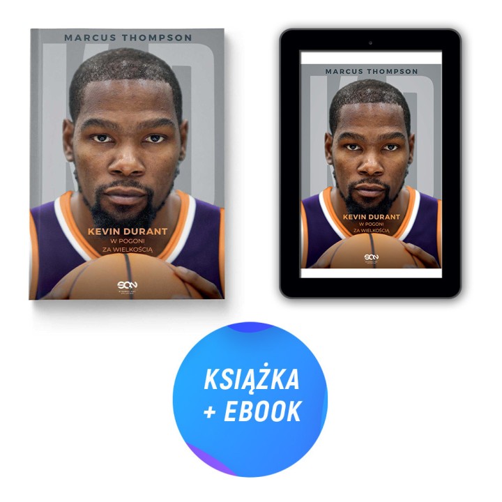 Pakiet: Kevin Durant. W pogoni za wielkością + e-book (książka + e-book)