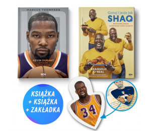 Pakiet: Kevin Durant + Gotuj i jedz jak Shaq (2x książka i zakładka)