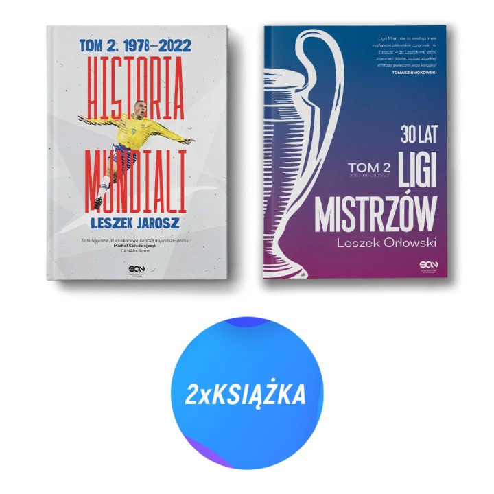 Pakiet: Historia mundiali. Tom 2. 1978–2022 + 30 lat Ligi Mistrzów. Tom 2 (2x książka)
