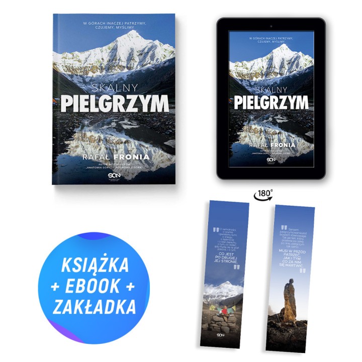 Pakiet: Skalny pielgrzym + e-book (książka + e-book + zakładka gratis)