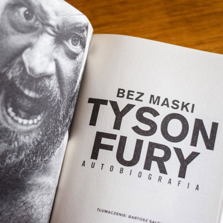 Okładka książki Tyson Fury. Bez maski w księgarni sportowej Labotiga