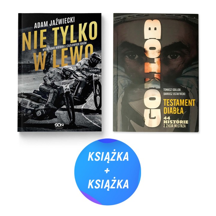  Pakiet: Nie tylko w lewo + Gollob. Testament Diabła (2x książka)