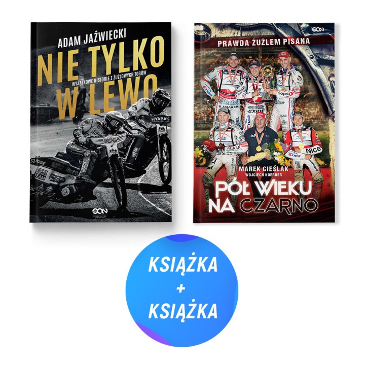 Pakiet: Nie tylko w lewo + Marek Cieślak. Pół wieku na czarno (2x książka)