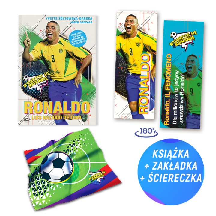 Pakiet: Ronaldo. Po prostu fenomen + Ściereczka (książka + ściereczka + zakładka gratis)