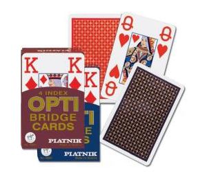 Karty brydż "Opti brydż, 4 indeksy" PIATNIK