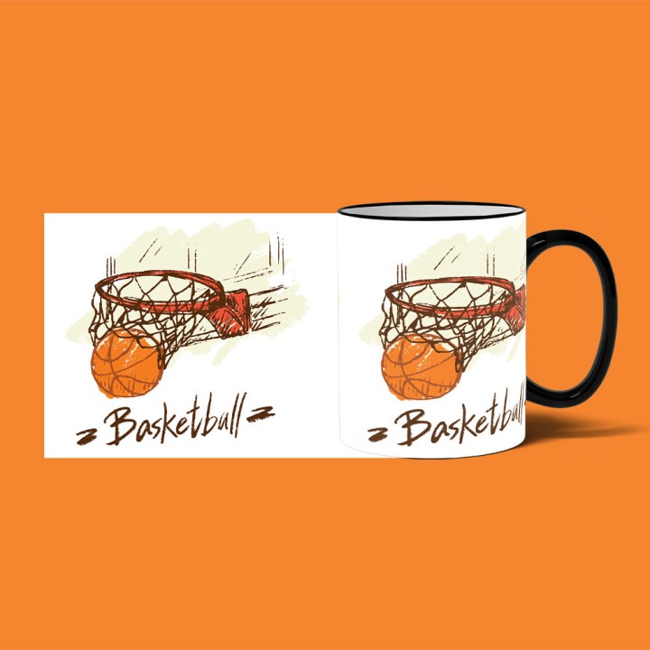 Kubek koszykarski (360 ml) dla fana NBA