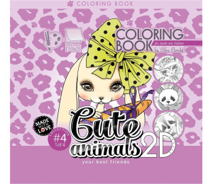 Kolorowanka antystresowa 200x200 Cute animals 3