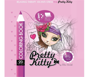 Kolorowanka antystresowa 200x200 Pretty Kitty 4