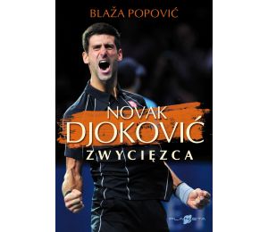 Okładka książki sportowej Novak Djoković. Zwycięzca