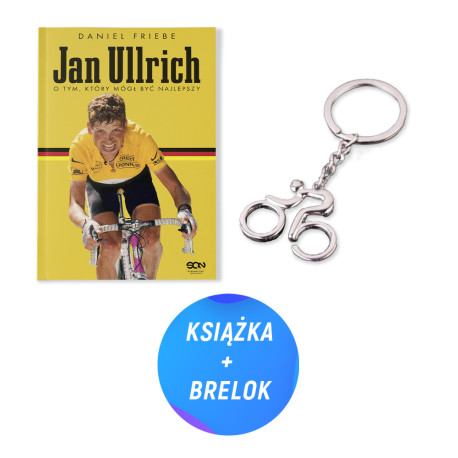 Pakiet: Jan Ullrich. O tym, który mógł być najlepszy + Brelok kolarski (książka + brelok)