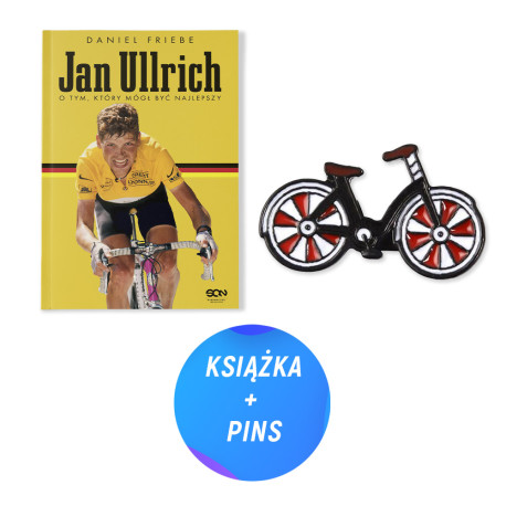 Pakiet: Jan Ullrich. O tym, który mógł być najlepszy + Pin rower (książka + pin)