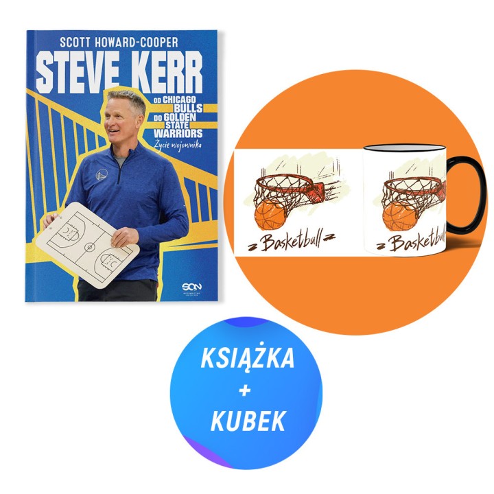 Pakiet: Steve Kerr + Kubek koszykarski 360ml (książka + kubek)