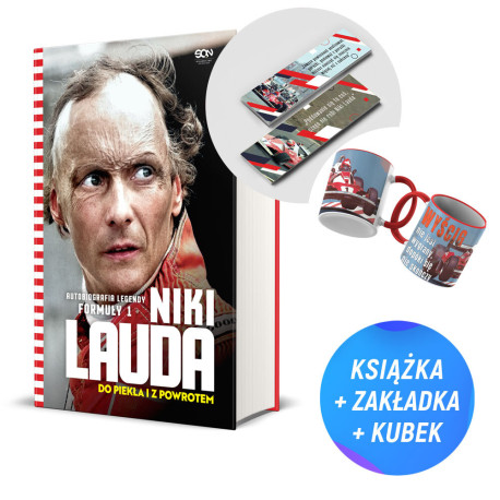 Niki Lauda. Do piekła i z powrotem + Kubek retro F1 (książka + kubek + zakładka gratis)