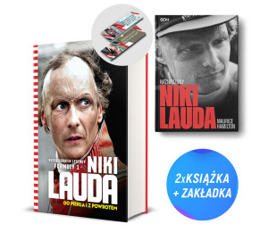  Niki Lauda. Do piekła i z powrotem + Niki Lauda. Naznaczony (2x książka + zakładka gratis)