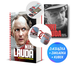 Niki Lauda. Do piekła i z powrotem + Niki Lauda. Naznaczony (2x książka + zakładka gratis)