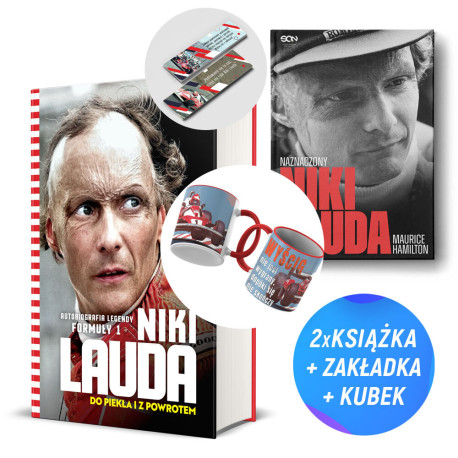 Niki Lauda. Do piekła i z powrotem + Niki Lauda. Naznaczony (2x książka + zakładka gratis)