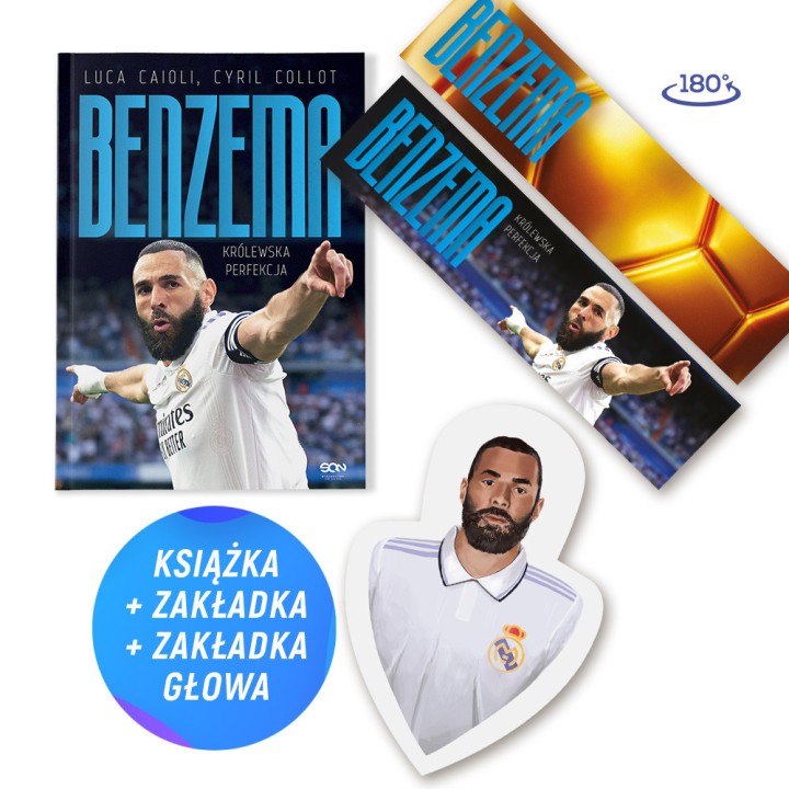  Karim Benzema. Królewska perfekcja + Zakładka inspirowana Karimem (książka + zakładka + zakładka gratis)