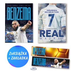 Pakiet: Karim Benzema. Królewska perfekcja + Real Madryt (2x książka + zakładka gratis)