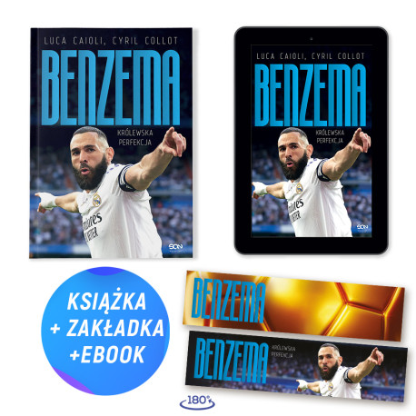 Pakiet: Karim Benzema. Królewska perfekcja + e-book (książka + e-book + zakładka gratis)