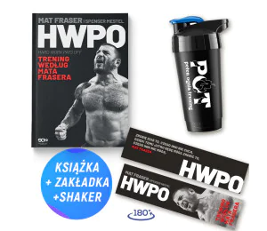 Pakiet: HWPO. Ciężka praca się opłaca + Shaker bidon 700ml (książka + shaker + zakładka gratis)