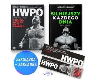 Pakiet: HWPO. Ciężka praca się opłaca + Silniejszy każdego dnia (2x książka + zakładka gratis)