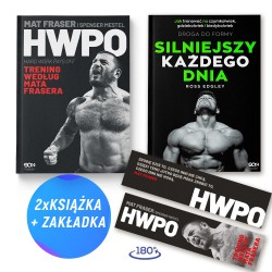 Pakiet: HWPO. Ciężka praca się opłaca + Silniejszy każdego dnia (2x książka + zakładka gratis)