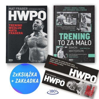 Pakiet: HWPO. Ciężka praca się opłaca + Trening to za mało (2x książka + zakładka gratis)