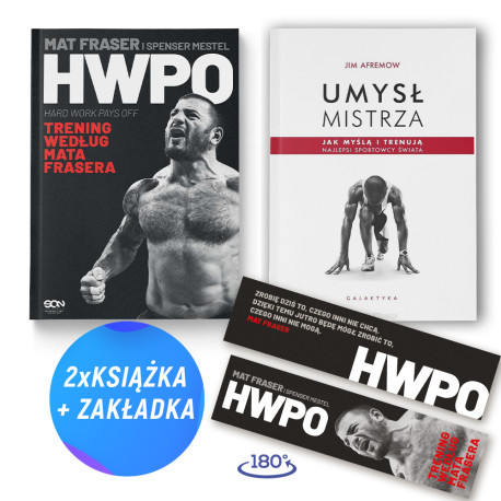 Pakiet: HWPO. Ciężka praca się opłaca + Umysł mistrza (2x książka + zakładka gratis)