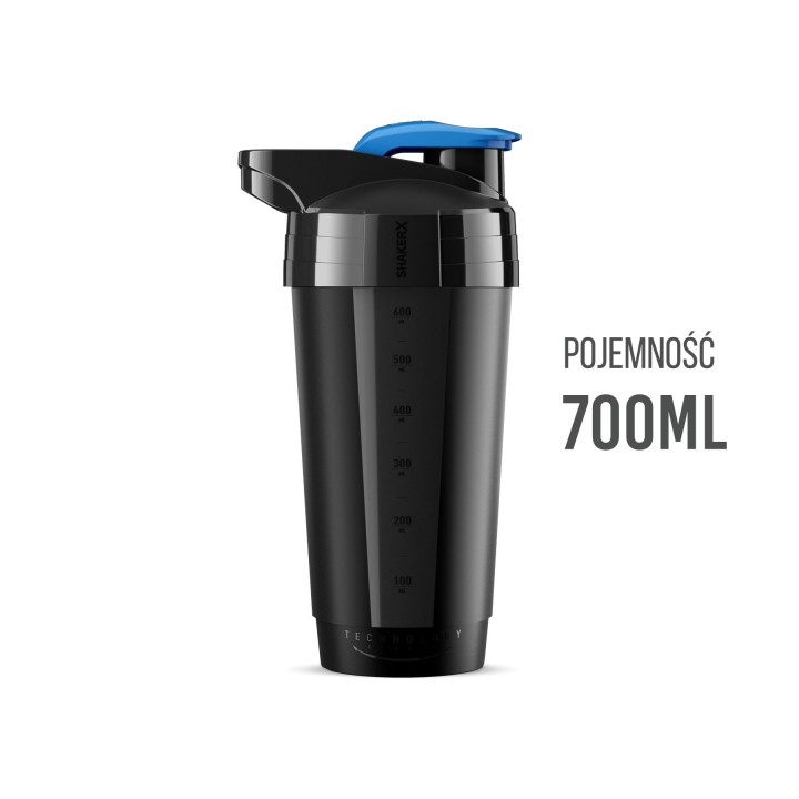 Shaker bidon (700 ml) premium certyfikat PZH POT Pełen Ognia Trening