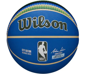 Piłka do koszykówki Wilson NBA Team City Collector Milwaukee Bucks Ball