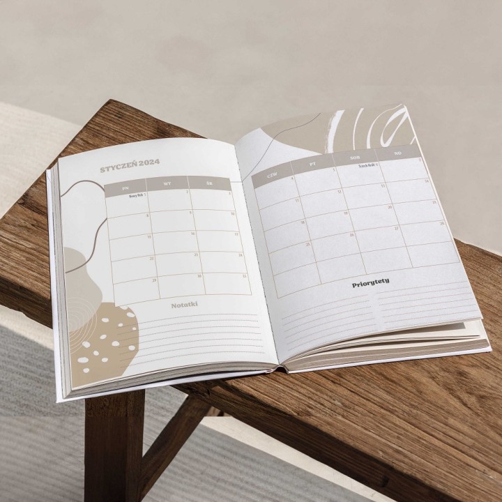 Planner Kalendarz fizjoterapeuty 2024 SQN Originals