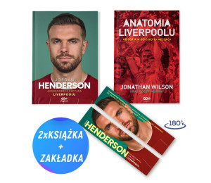  SQN Originals: Jordan Henderson + Anatomia Liverpoolu (2x książka + zakładka gratis)
