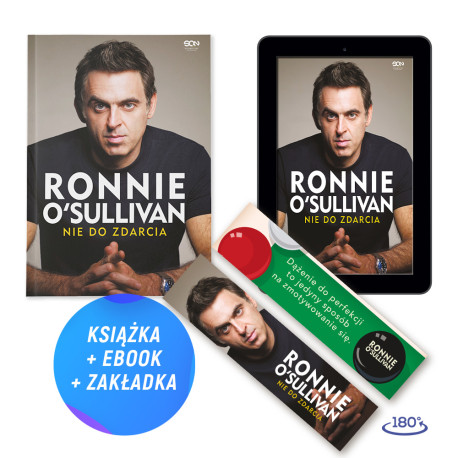 Pakiet: Ronnie O&#039;Sullivan. Nie do zdarcia + e-book (książka + e-book + zakładka gratis)