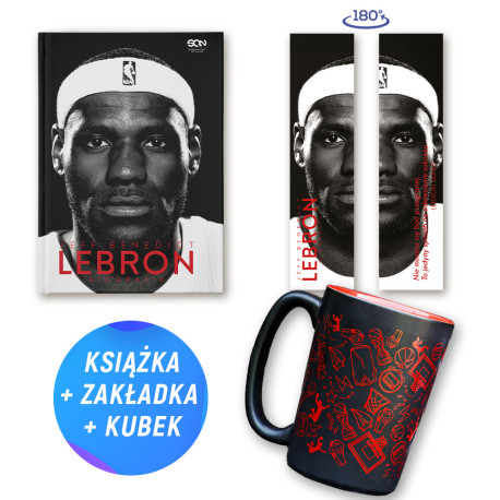 Pakiet: LeBron James. Biografia + Kubek koszykarski 400ml (książka + kubek + zakładka gratis)