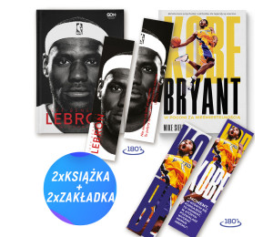 Pakiet: LeBron James. Biografia + Kobe Bryant (2x książka + 2x zakładka gratis)