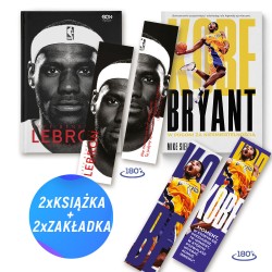 Pakiet: LeBron James. Biografia + Kobe Bryant (2x książka + 2x zakładka gratis)