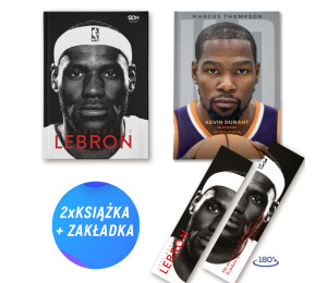 Pakiet: LeBron James. Biografia + Kevin Durant (2x książka + zakładka gratis)